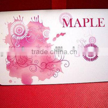 Low cost a2 size inkjet printing plastic pvc card