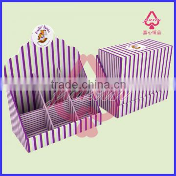 Fashionable 4C offset printing Cardboard Countertop Displays boxes for storage