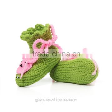Fashion shoe China wholesale crochet knitting crochet baby shoes S-5