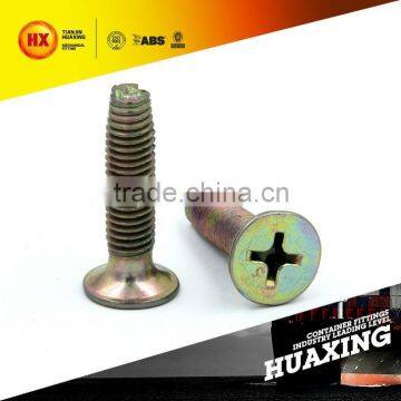 Trumpet Head Container Floor Screws M6*45 M6*65 Container Parts Self Taping