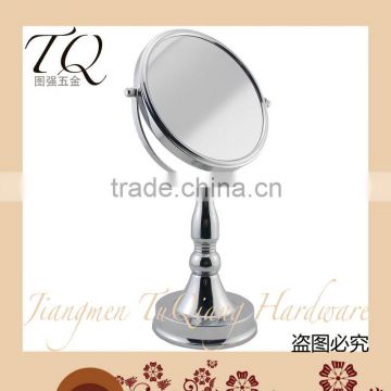 Double sided metal compact mirror