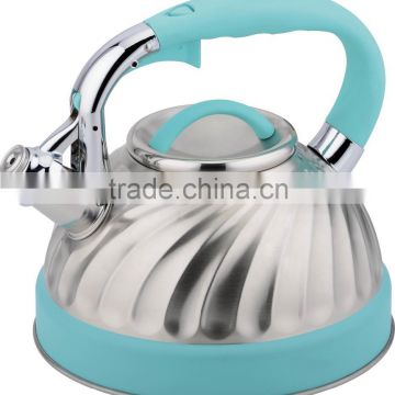 stainless steel chinese palm restaurant whistling tea kettle