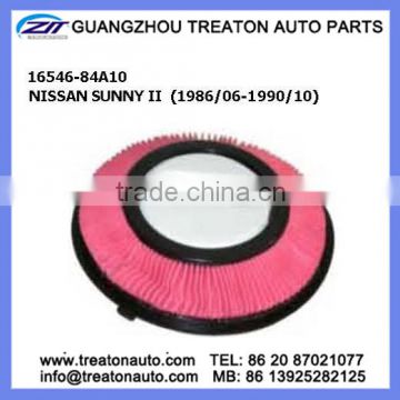 AIR FILTER 16546-84A10 FOR NISSAN SUNNY II 86-90