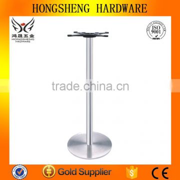 Chrome coffee table legs table bases for granite tops stainless steel table frame