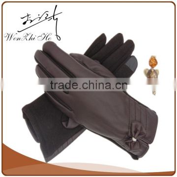 Handmade PU Coated Cotton Glove For Motobike