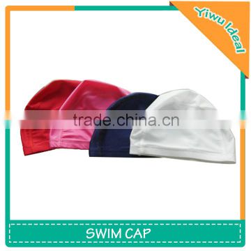 Wholesale Colorful Fabric Lycra Baby Girl Swim Cap