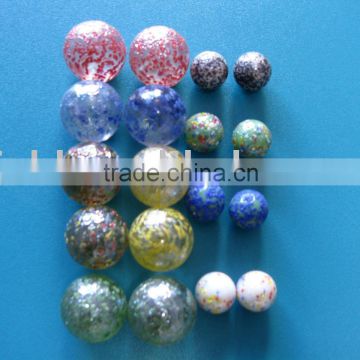 sesame glass marbles