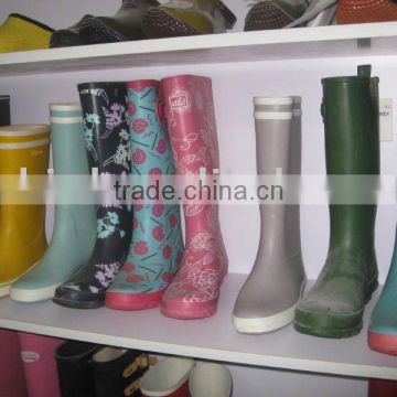 leather rubber rain boots