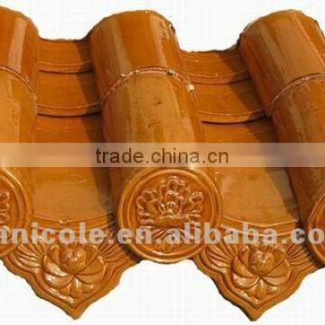 2016 hot sell Chinese style roof building material, ceramic roof tiles