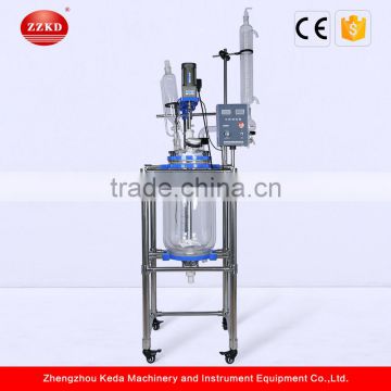 Controlled Lab Double Glass Reactor for Price