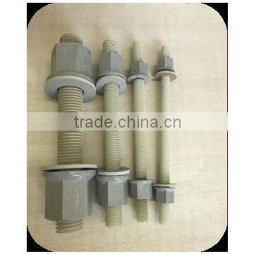 High quality Corrosion resistance FRP bolt and nut wtih fiberglass