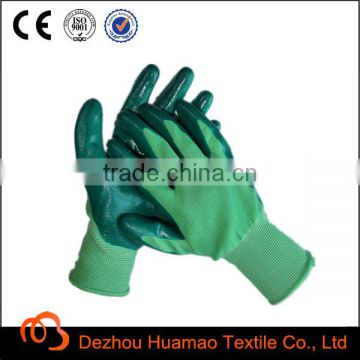 hand gloves nitrile green garden gloves work