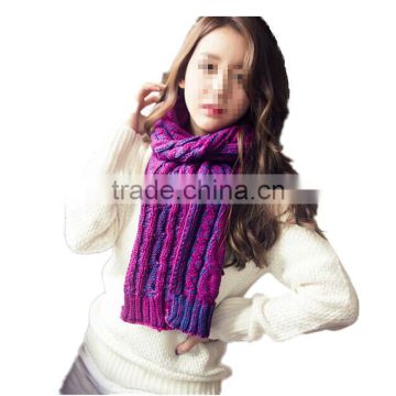 New style autumn and winter beautiful men and women acrylic couple scarfs korean style knitting scarf