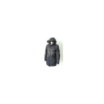 Long Mens Padded Jacket Windproof Down Jacket For Antumn / Winter