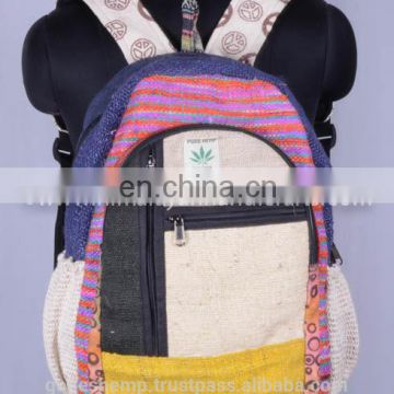 Ethnic Style Canvas Hemp Backpack HBB 0041