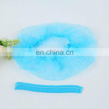 Disposable nonwoven surgical doctor blue bouffant cap