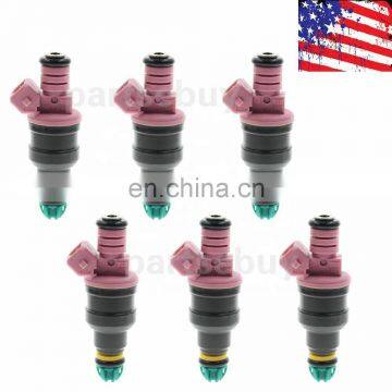 6 Pcs Fuel Injectors For BMW Z3 M3 328is 328i 528i 2.8L 3.2L 96-00 0280150440