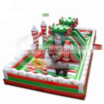 popular fun commercial grade christmas wonderland china inflatable fun city for sale