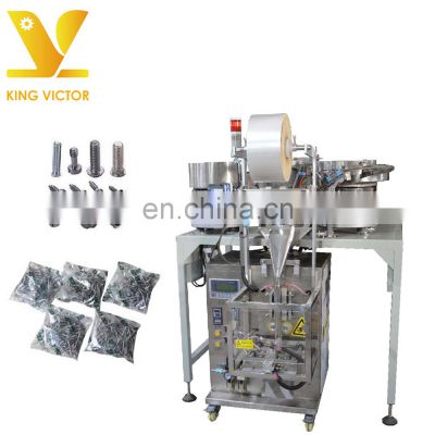 KV automatic clamping screw counting plastic pouch bag packing machine