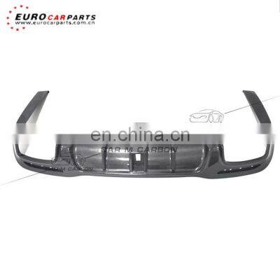 S-CLASS W222 S63/S65 B style carbon fiber rear diffuser with exhaust tips fit for 2018y 2019year S63/S65 rear diffuser