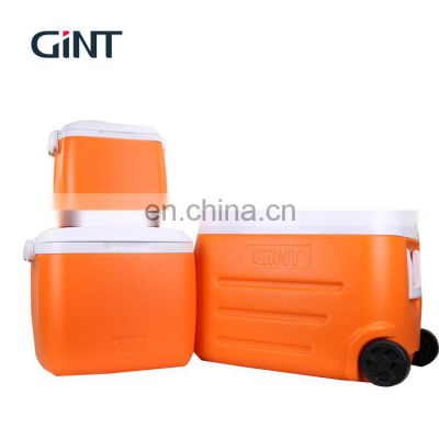 China 55L high quality plastic pu foam oem cooler box vaccine transport portable ice chest