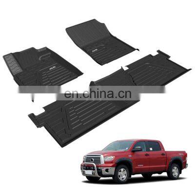 3d Odorless Tpe Weather Car Floor Liners Mat For TOYOTA Tundra 2014 2015 2016 2017 2018 2019 2020 Car Carpets Floor Matting