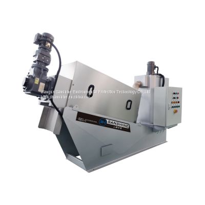 Non-clogging Wasterater Treatment Multi-Disk Sludge Dewaterinng Machine Scrwe Press Separator/Dehydrator