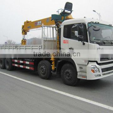 Dongfeng 8x4 truck mounted 16tons crane