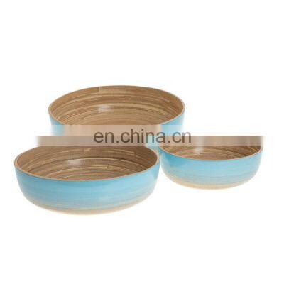 100% nature Natural Bamboo Bowl Cheap Wholesale Healthy Product Handmade Serving Bowls Vietnam manufacturer