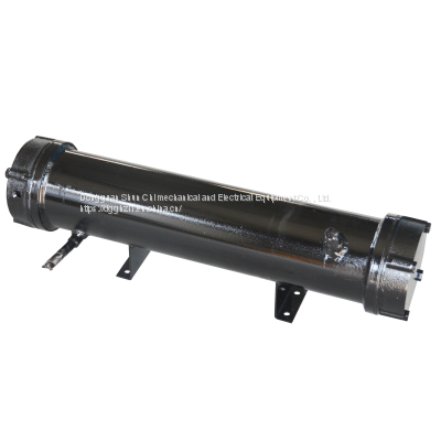 SCAIR Central air conditioning shell and tube water cooled condenser, industrial cold storage water cannon radiator, 10HP heat exchanger
