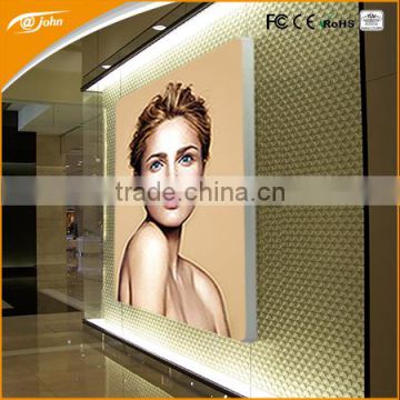 Fabric indoor retail display large light box signs
