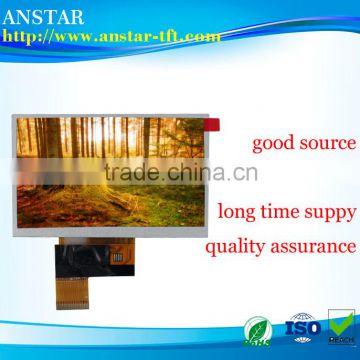 5 inch the resolution is 480*272 have 350nits 2016 hot sale tft lcd module