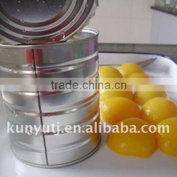 canned yellow peach in light syrup