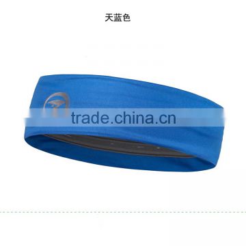 High quality blue sport headband sweatband