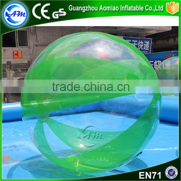 Colorful green blue and red yoyo water ball inflatable water walking ball