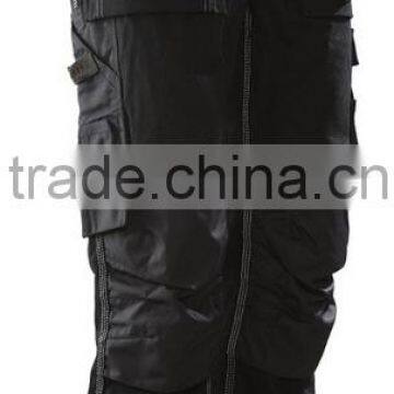 100% cotton black cargo work trousers wholesale