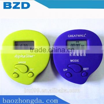Promotional Sportmaster Digital Pedometer with Calorie Counter and 12/24 Time System Clock/ Electric OEM/ODM Manufacturer