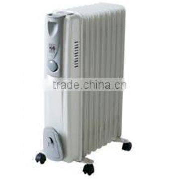 White Safety Oil Electric Heater In 2500W