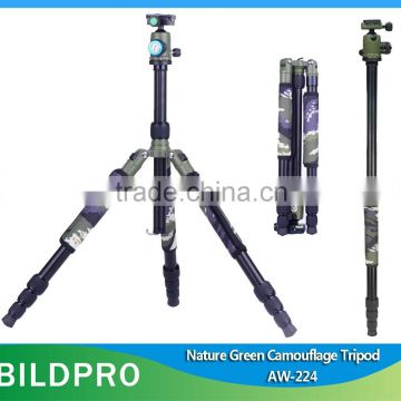 BILDPRO 22.2mm Aluminum Material Unique Tripod Monopod Selfie Stick Professional Tripod Stand For Digital Cameras