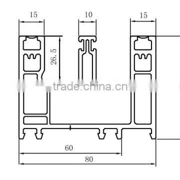 PVC sliding door frame DF80NC