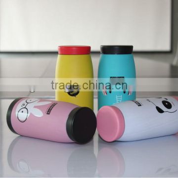 stainless steel double wall second generation thermos plastic cups