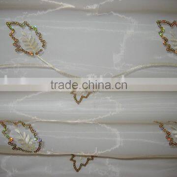 Sequin embroidery curtains