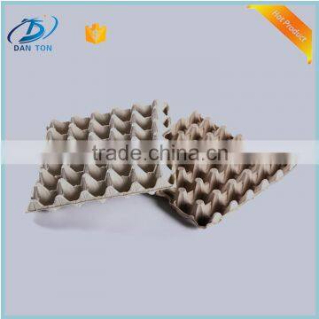 disposable pack of paper pulp egg cartons