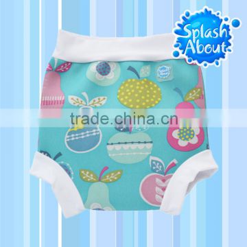 Fashionable baby nappy exporter Fancy Colored Polyester Elastane Infant MIT LARGE baby nappy