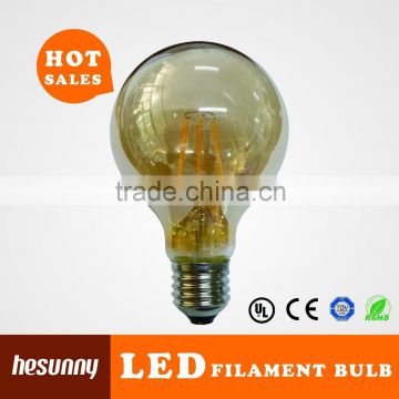 LED christmas light CE EMC LVD RoHS 6W G80 filament led bulb