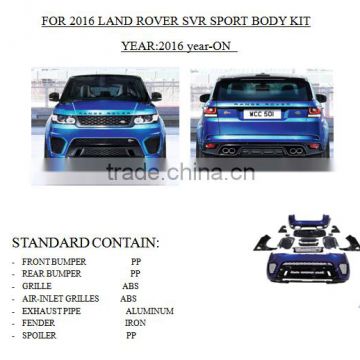 Hot sale body kit from factory directly for Range rover SVR
