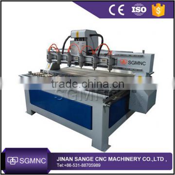 multi spindle woodworking cnc router for sale,new 4 axis 2016 wood cnc router multi heads desktop