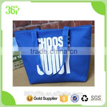 Promotional Changing Bag Canvas Travel Handbag with Customized Logo