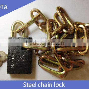 stainless steel bicycle chain lock