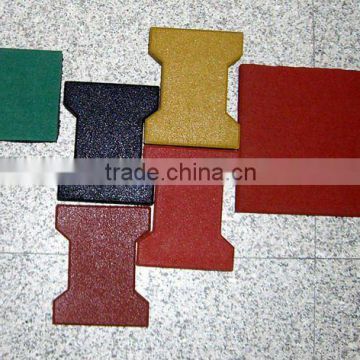 rubber tile/The rubber floor tile